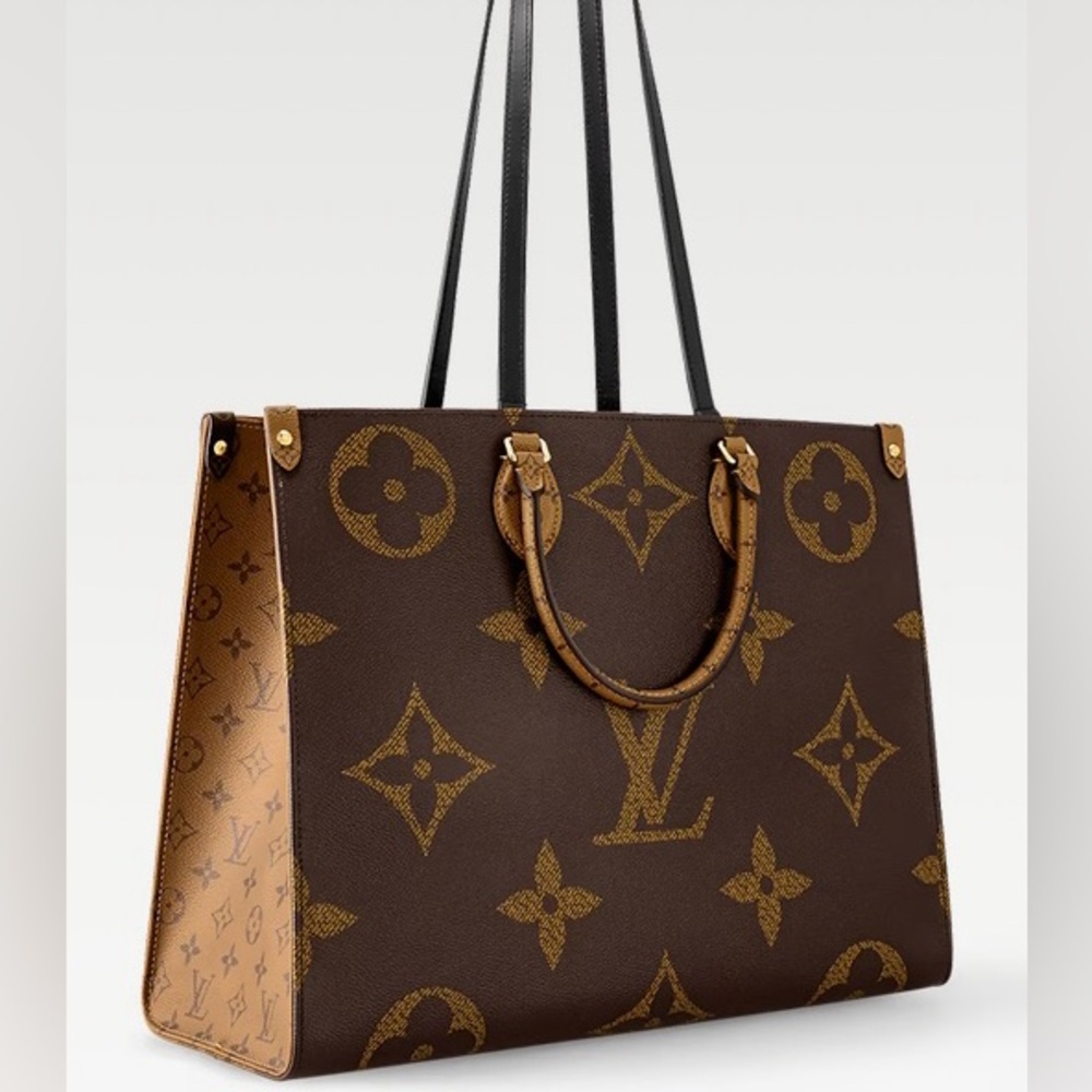 OnTheGo GM Tote Monogram Reverse Canvas Brown Bag - Picture 15 of 15